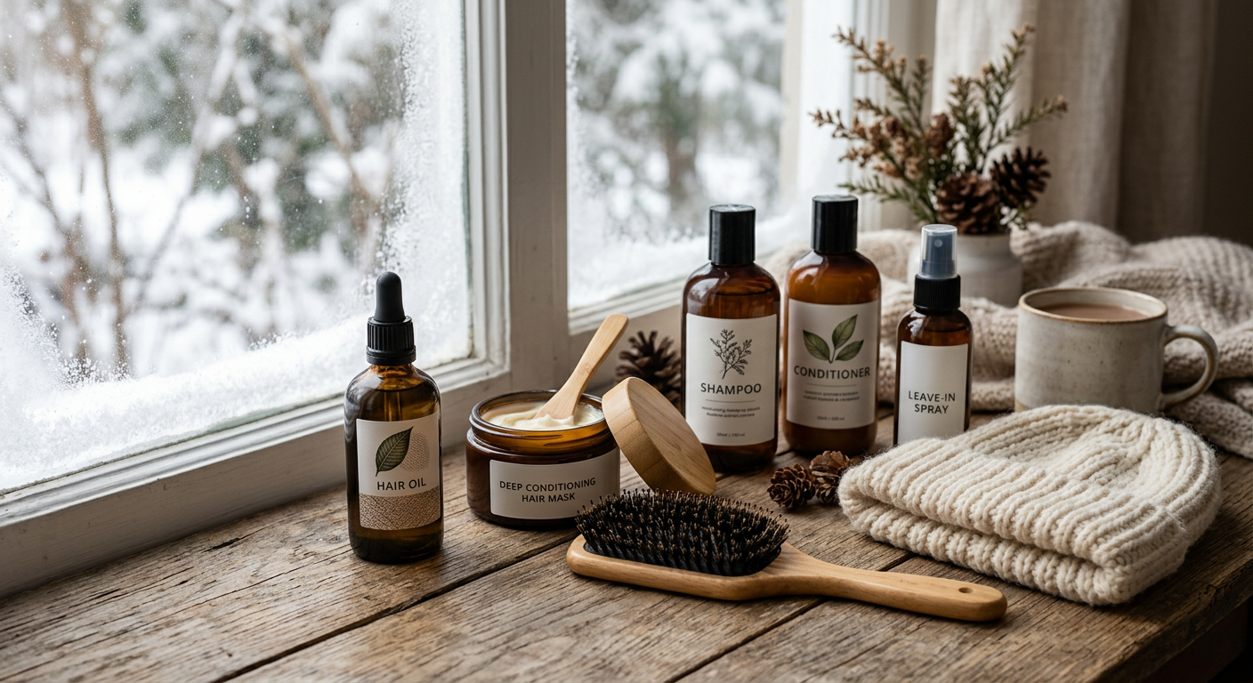 Professional photograph natural lighting high quality composition Scene depicting Cold-Weather