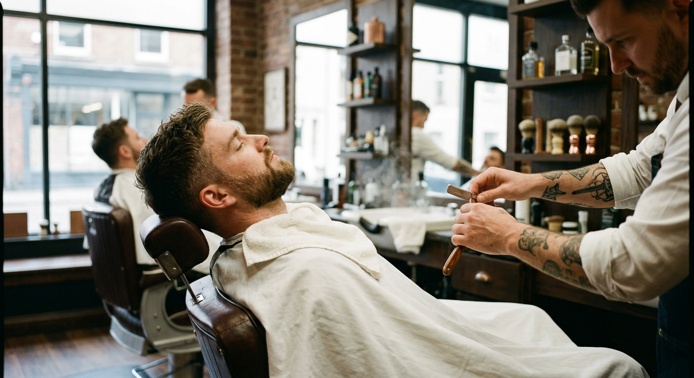 Professional photograph natural lighting high quality composition Visual for Grooming