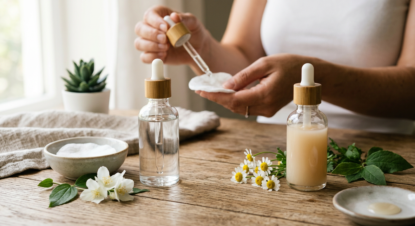 Professional photograph natural lighting high quality composition Visual for Toner