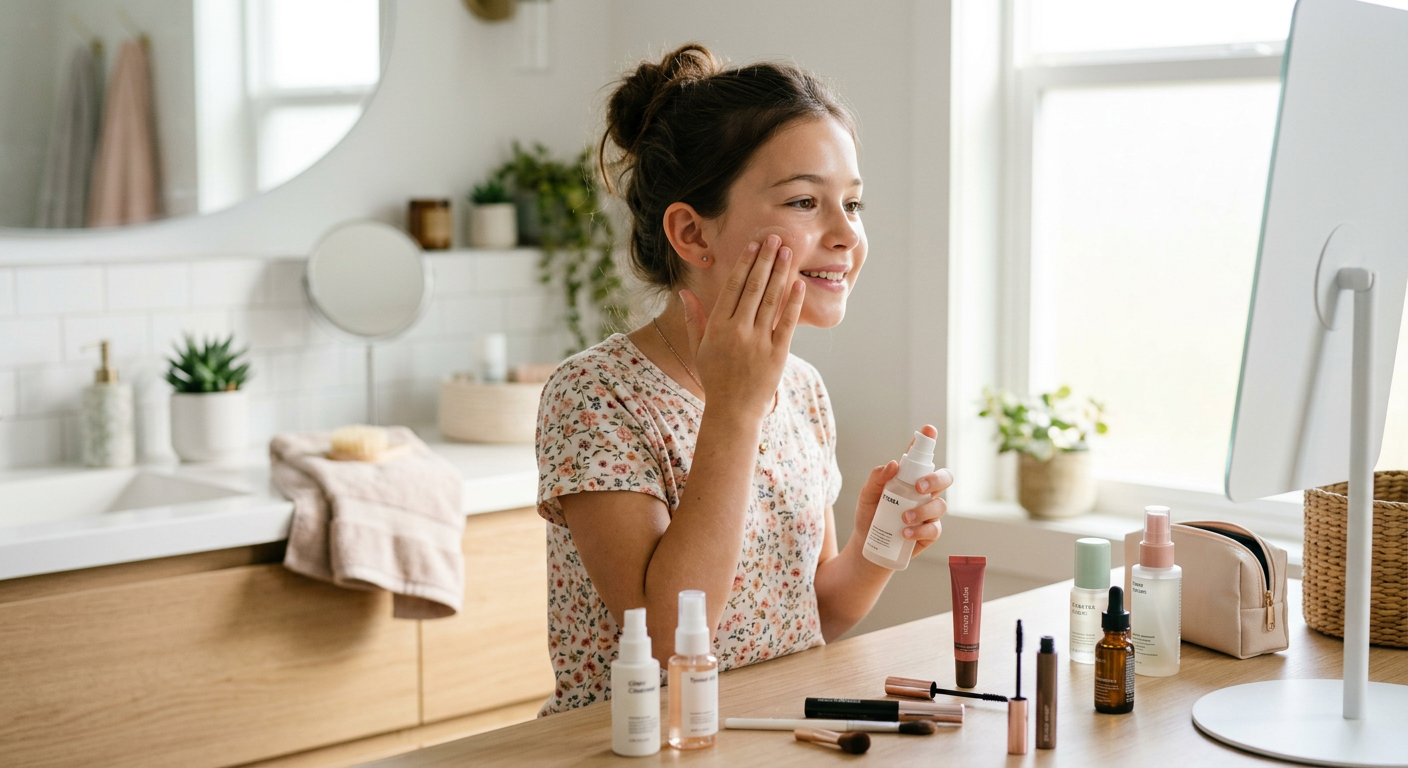 Professional photograph natural lighting high quality composition Visual for Skincare
