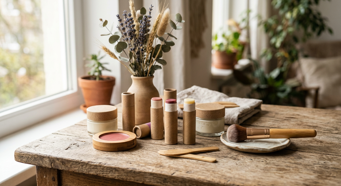 Professional photograph natural lighting high quality composition Scene depicting Compostable