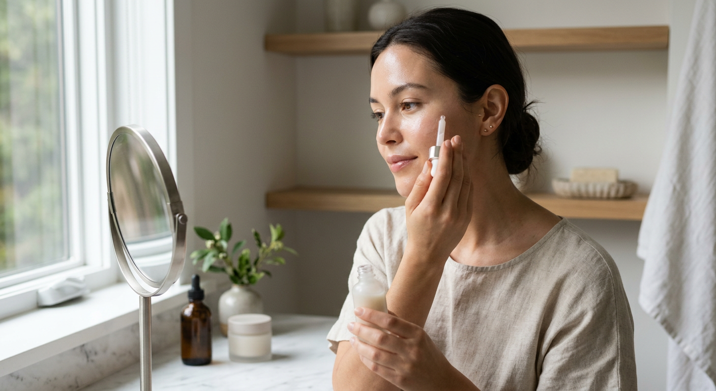 Professional photograph natural lighting high quality composition Visual for Skincare