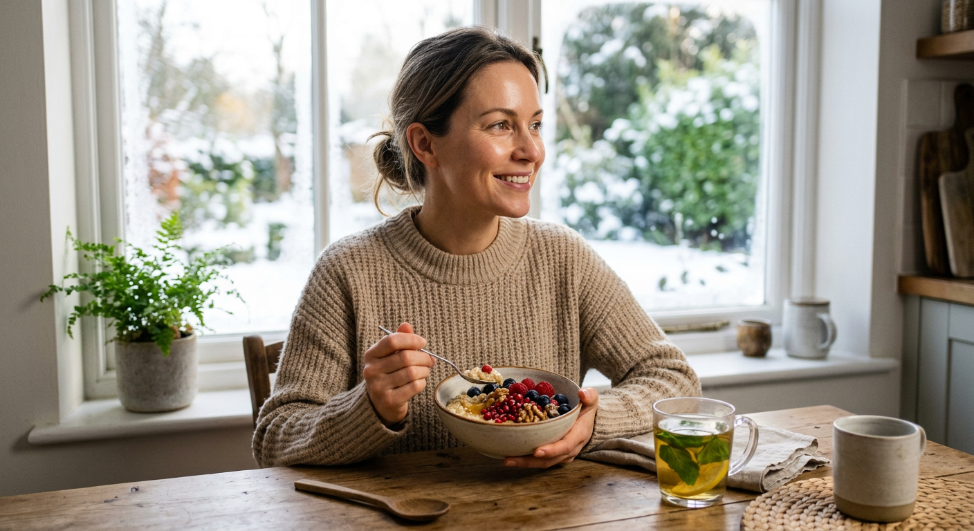 Professional photograph natural lighting high quality composition Visual for Nourish