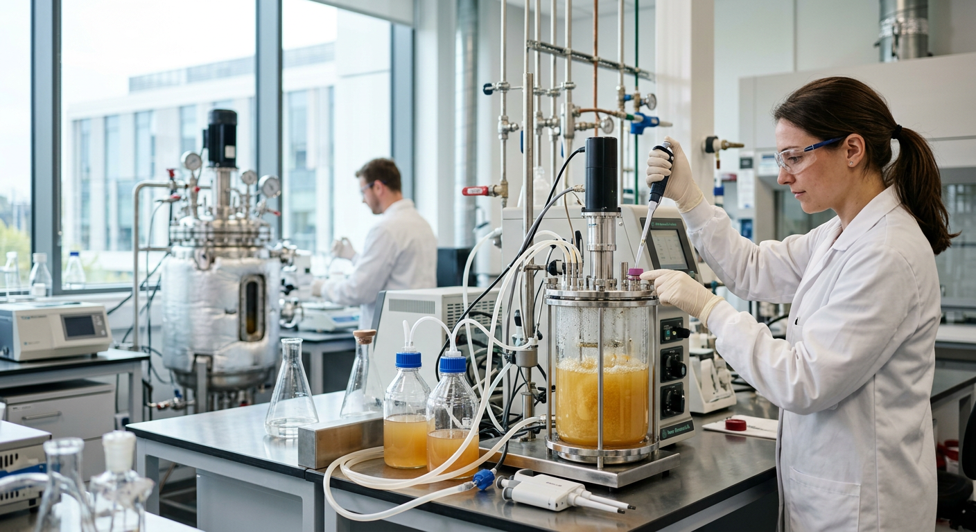 Professional photograph natural lighting high quality composition Visual for Biotech