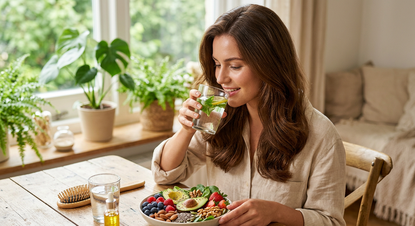 Professional photograph natural lighting high quality composition Visual for Hydration