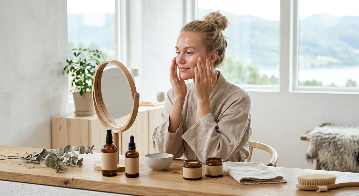 Professional photograph natural lighting high quality composition Scene depicting Scandinavian