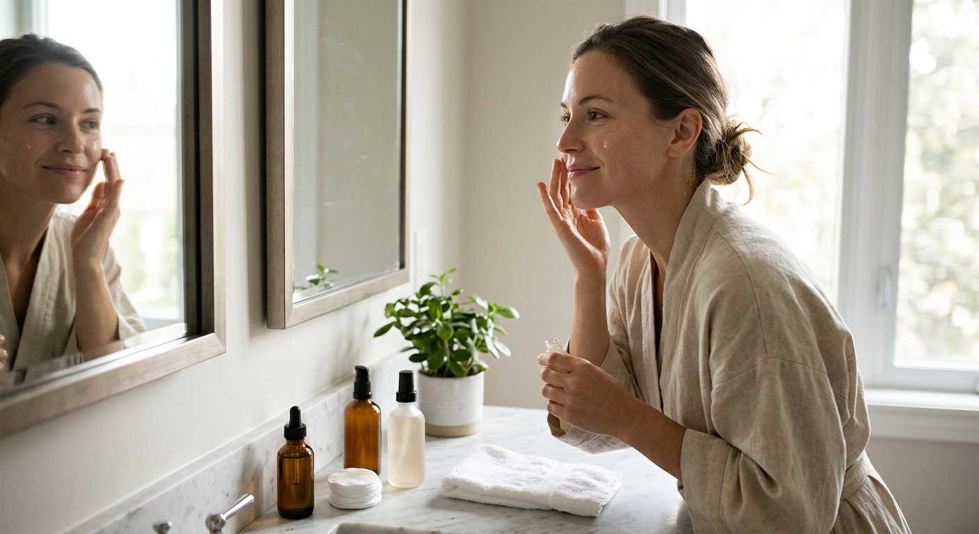 Professional photograph natural lighting high quality composition Visual for Skincare